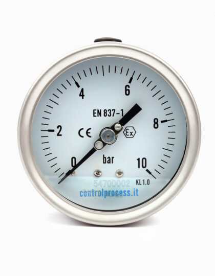 Serir MTIPG-ATEX Manometro Inox Posteriore con Glicerina