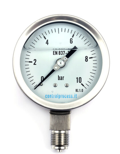 Serie MTIRG- ATEX Manometro Inox radiale con glicerina