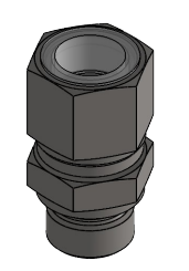 Rotating pressure gauge fitting